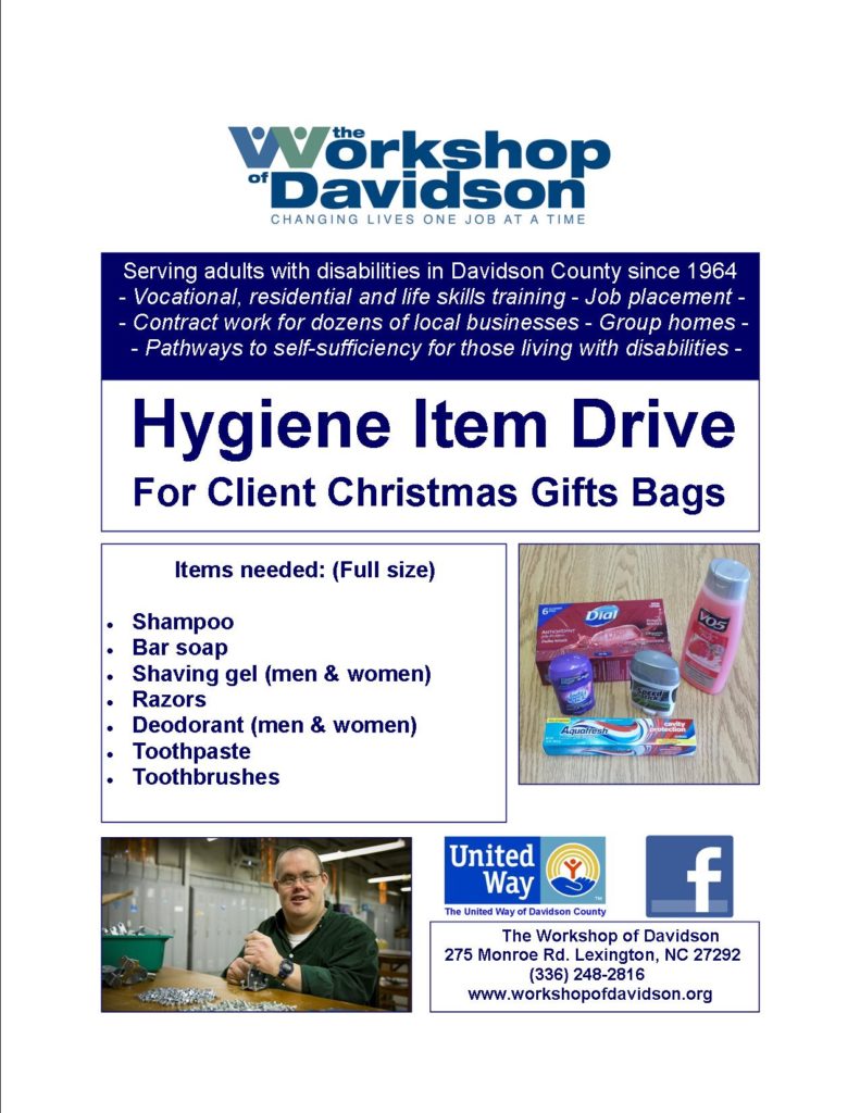 hygiene-item-drive-the-workshop-of-davidson-inc