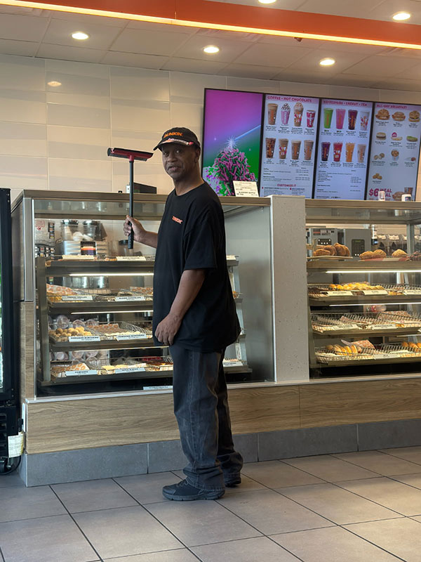 Community employment participant in community setting